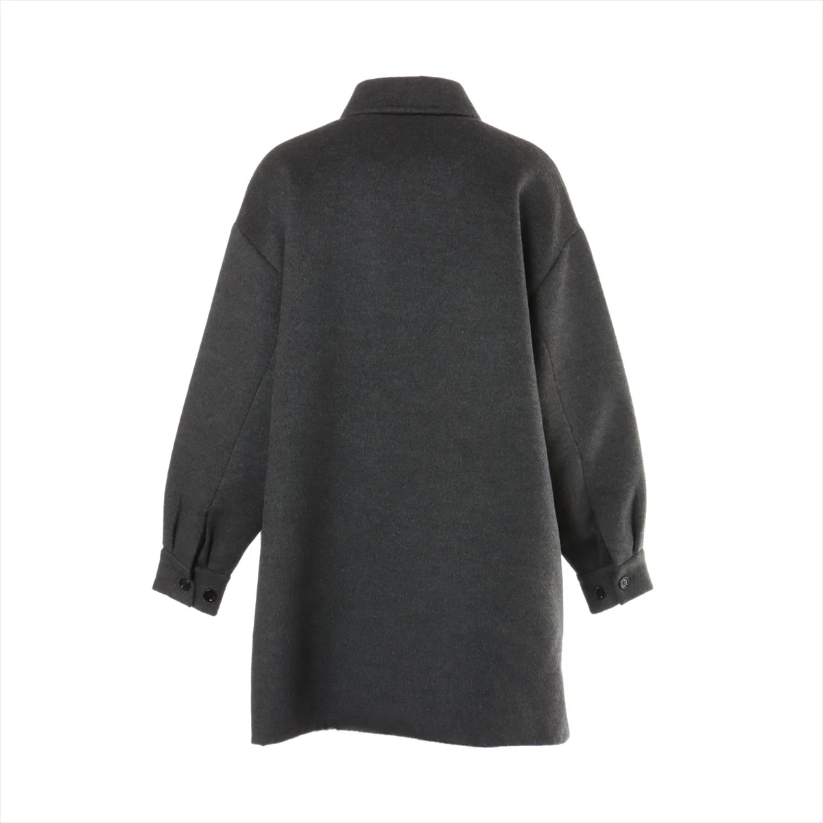 プラダ トライアングルロゴ 22AW ウール×アンゴラ コート 36