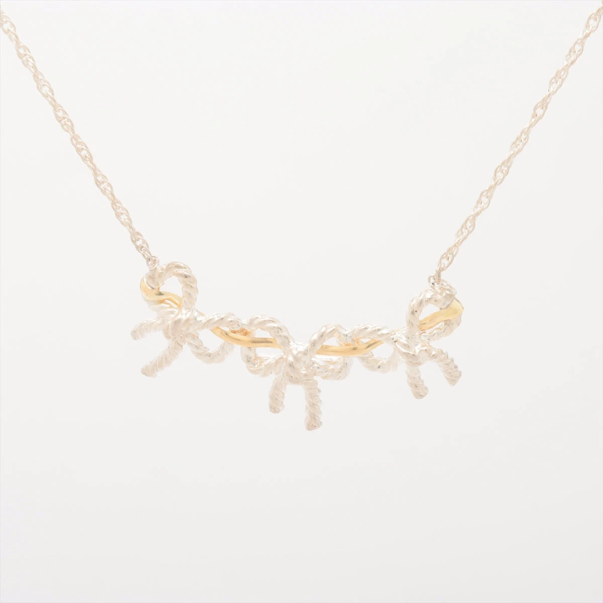 ティファニー トリプルリボン 925×750 ゴールド×シルバー レディ