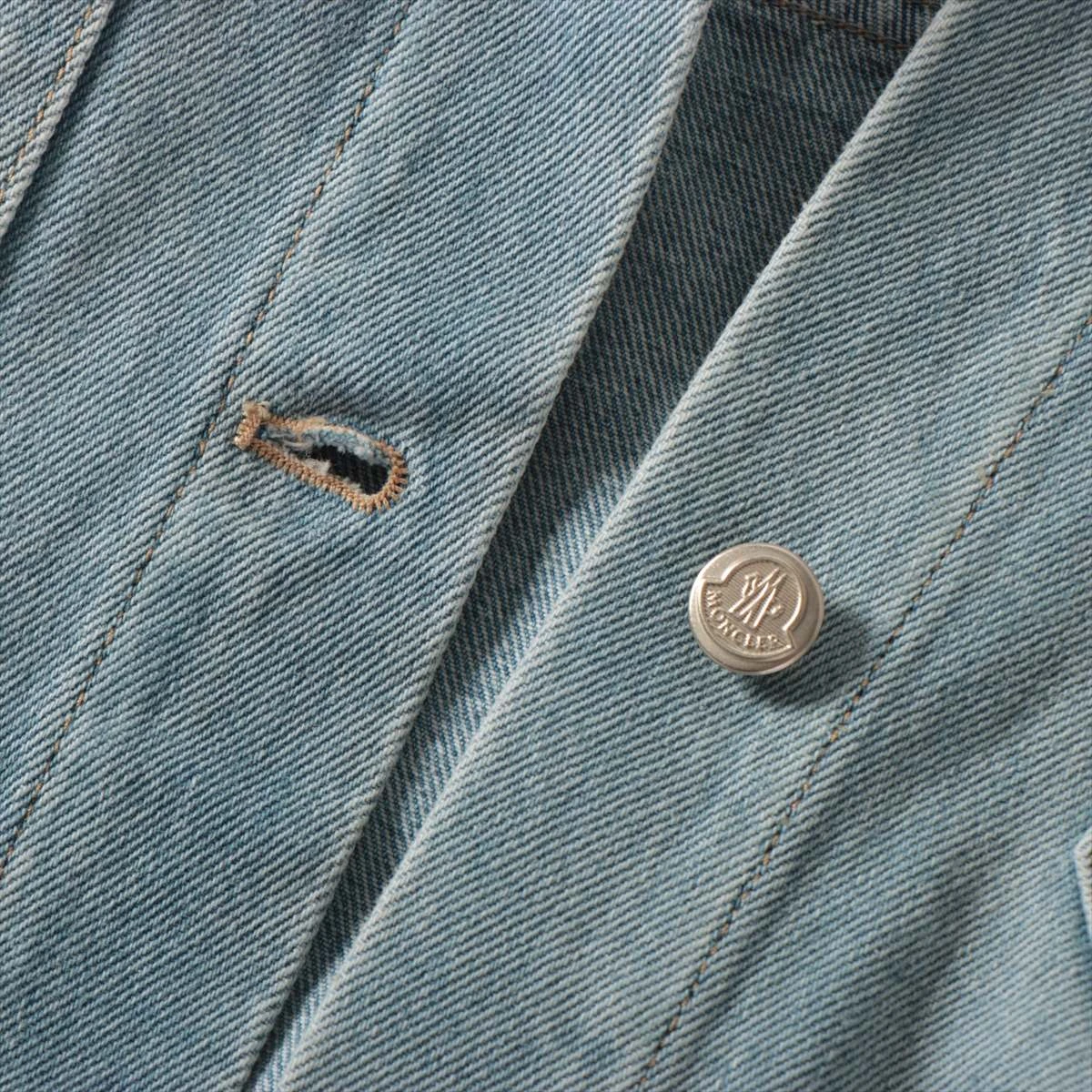 モンクレール 23年 コットン×ナイロン デニムジャケット 1