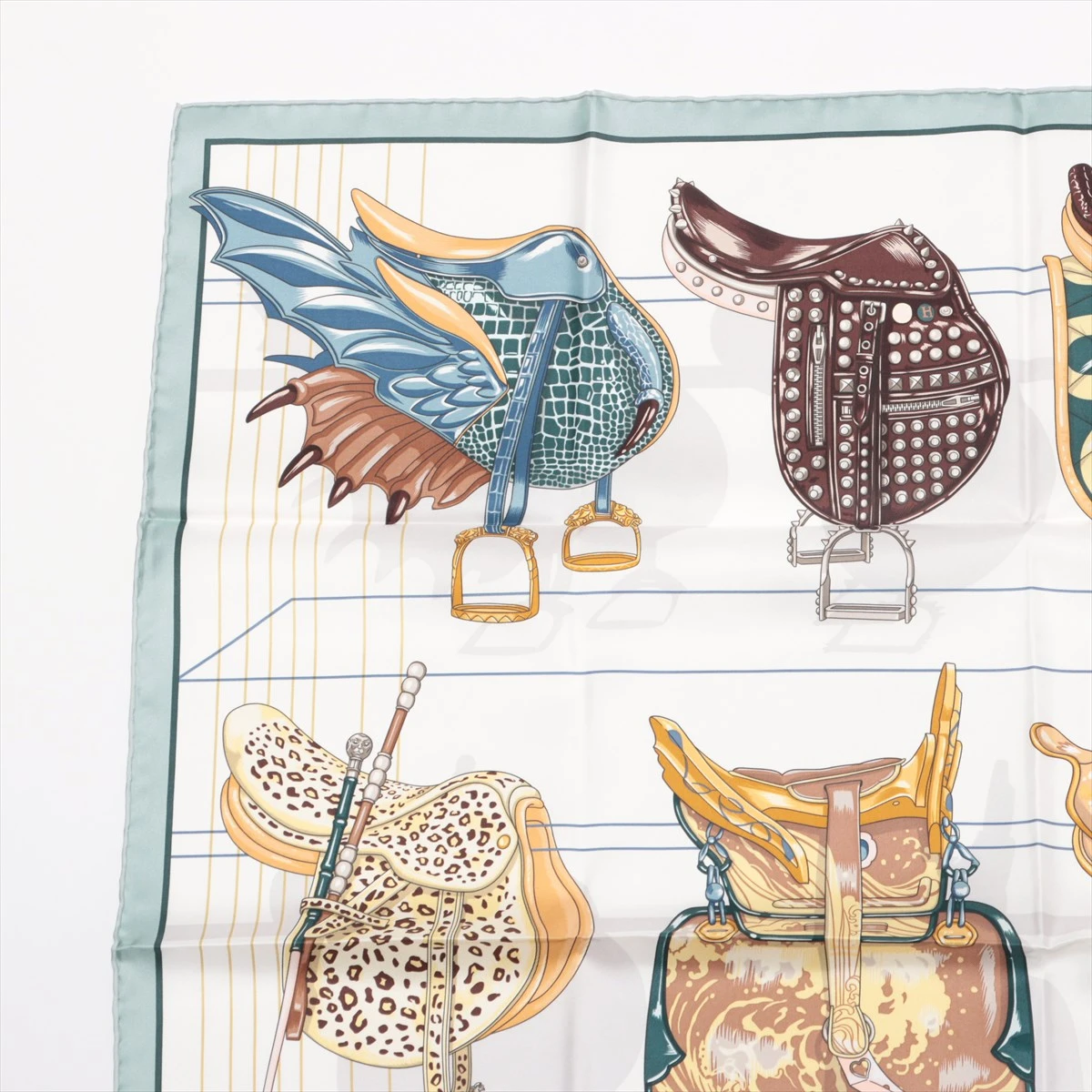 HERMES エルメス ストール カレ90 すべては鞍の中に シルク カレ 90 《すべては鞍の中に》 | Hermès - エルメス-公式サイト