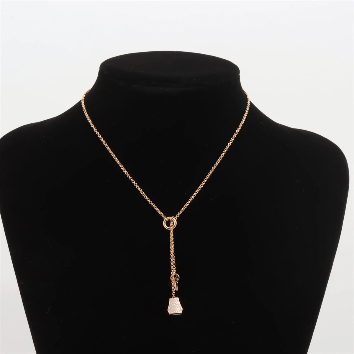 エルメス ケリークロシェット ダイヤ ネックレス 750(PG) 12.6g