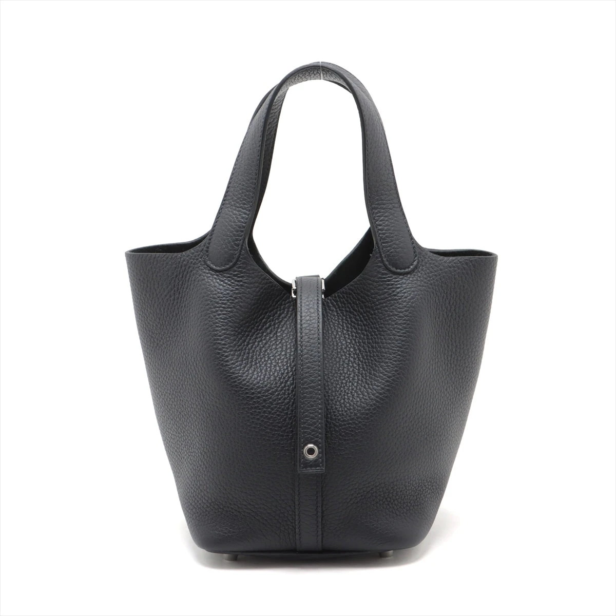 【美品 /Bleu Nuit × Silver金具】HERMES ピコタンロック 18 PM 2018年春夏 HERMES エルメス ハンドバッグ ピコタンロック