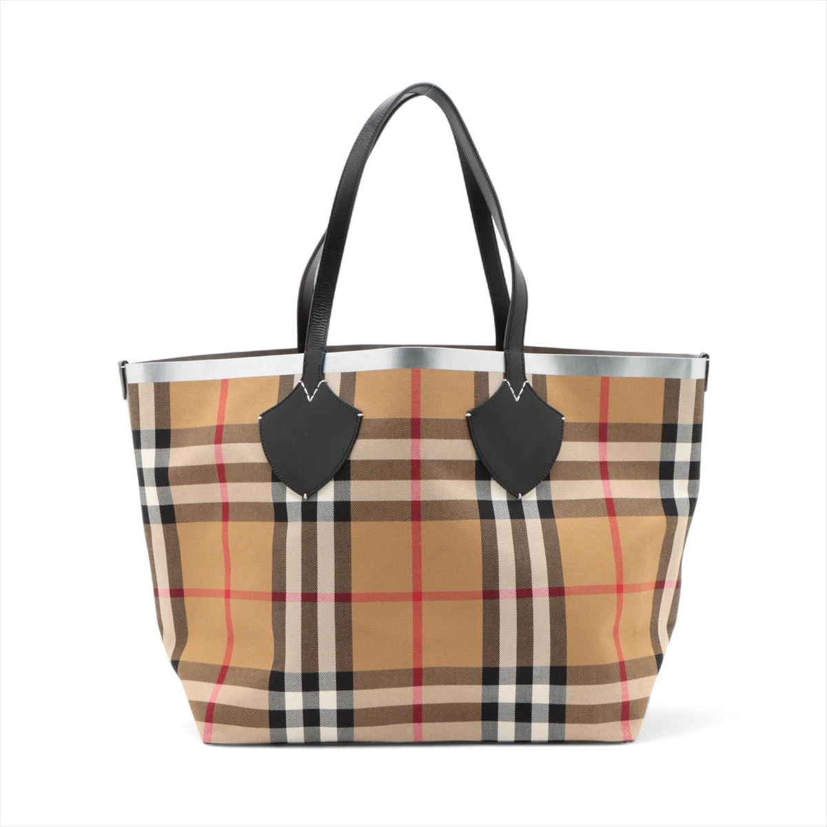 バーバリーロンドン　ノバチェック　ハンドバッグ　キャンバスレザー　トートバッグ BURBERRY BURBERRY バーバリー ノバチェック トートバッグ