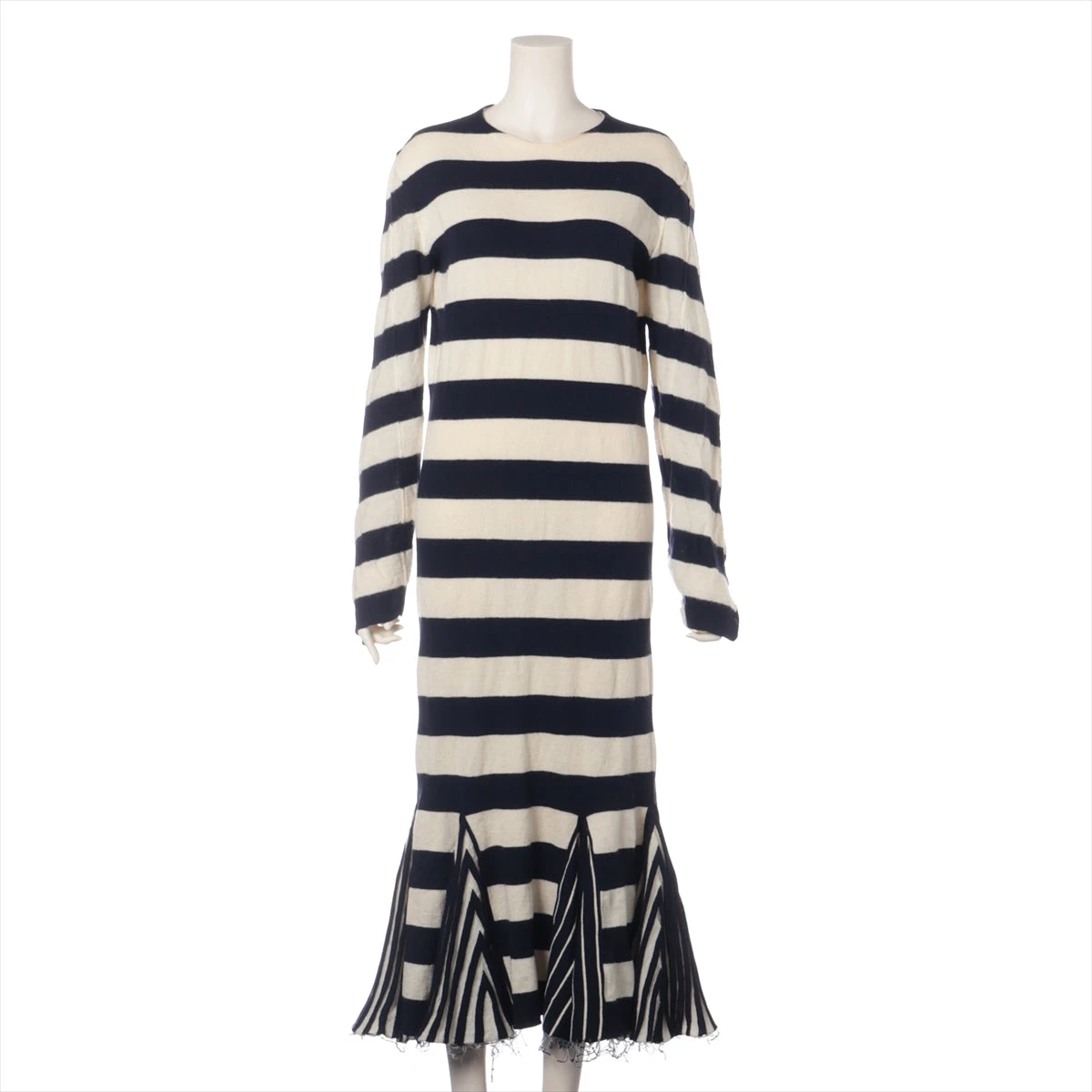 セリーヌ フィービー期 ウール×モヘヤ ニットワンピース S レディース