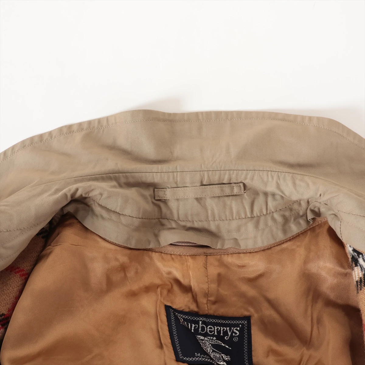 Burberry London トレンチコート カーキ ベルト ライナー メンズ 美品 BURBERRY LONDON バーバリーロンドン ダブルトレンチコート