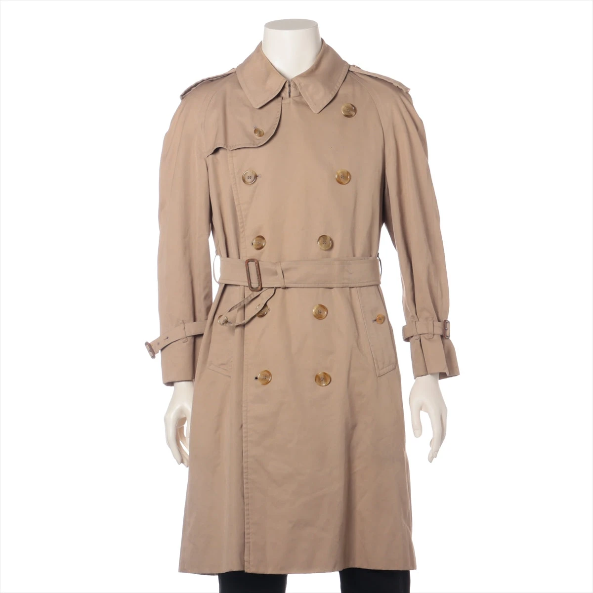 バーバリーズ トレンチコート シングル ベルト ライトベージュ Ｓ BURBERRY - 極美品 Vintage バーバリー Burberrys コート シングル
