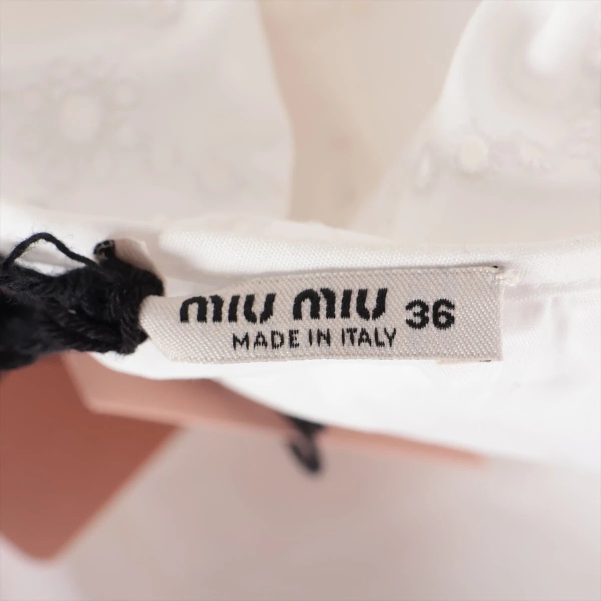 MIU MIU ◯ コットン ワンピース ◯ リボン付き