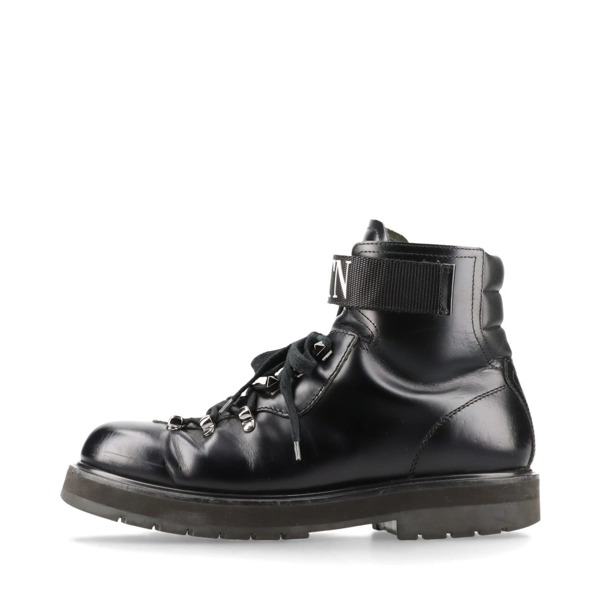 VALENTINO■ヴァレンティノ スタッズ レザー ショートブーツ VALENTINO ヴァレンティノ ブーツ シューズ ロックスタッズ