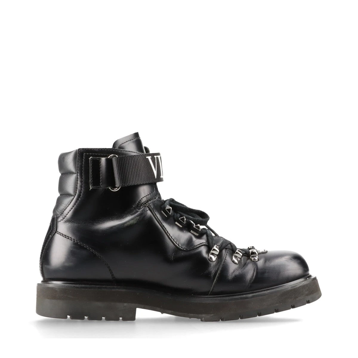 極美品　ヴァレンティノガラヴァーニ　ショートブーツ　ロックスタッズ　レザー　24 valentino garavani - 未使用品△Valentino Garavani