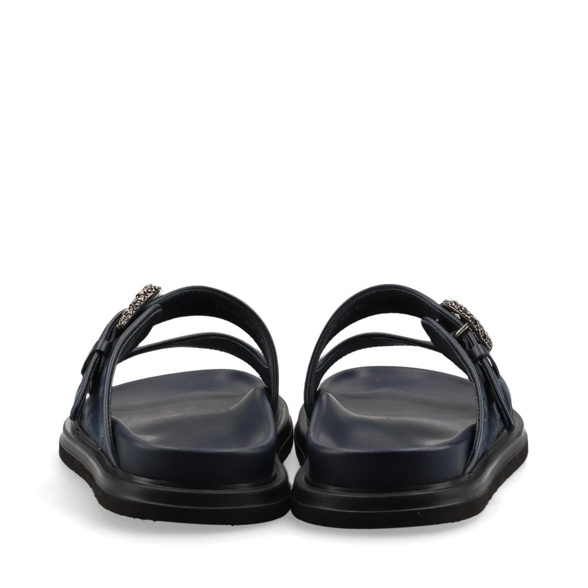 ディオール×デニムティアーズ キャンバス×レザー サンダル 41 メンズ