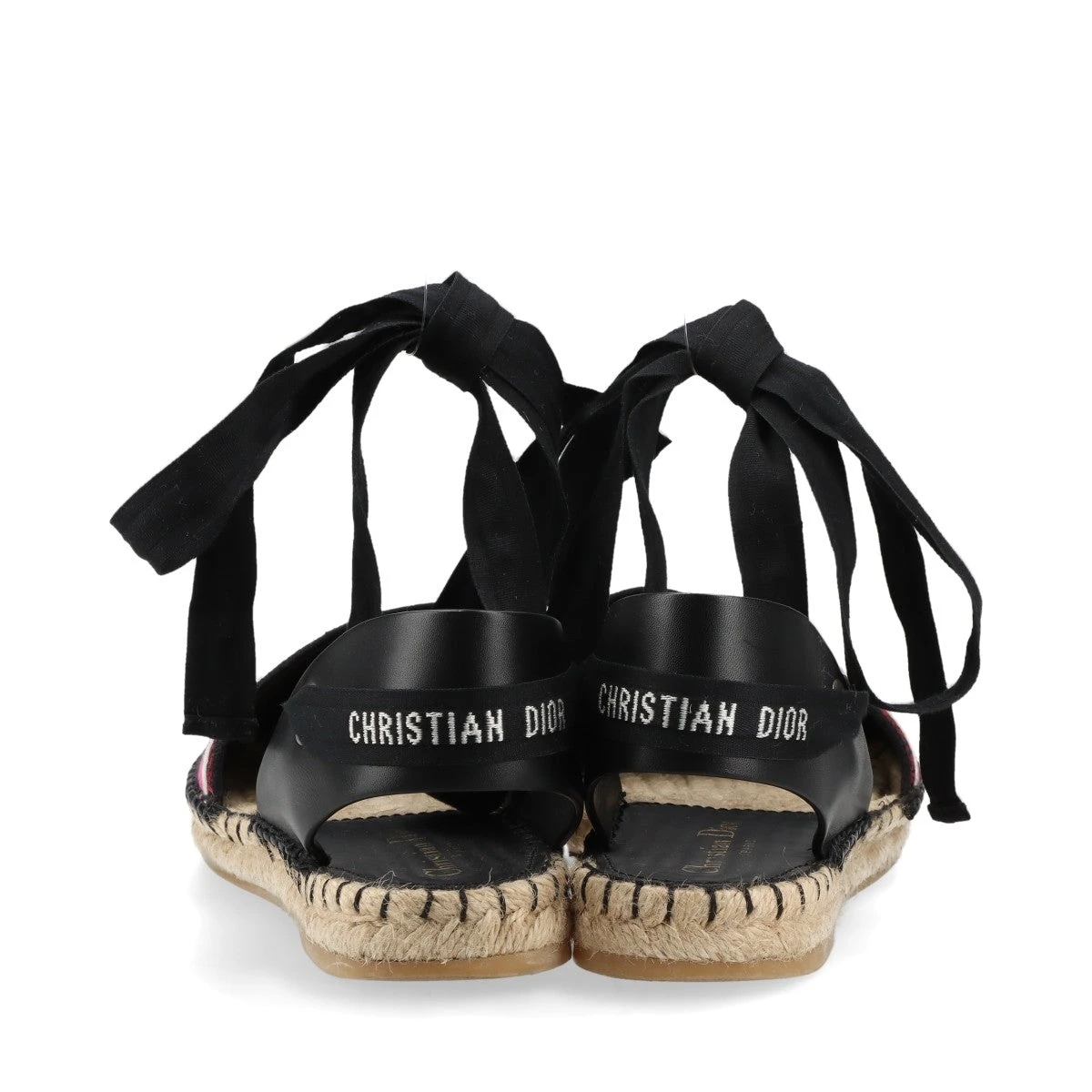 ディオール エスパドリーユ サンダル Christian Dior - Christian Dior エスパドリーユ レースアップ