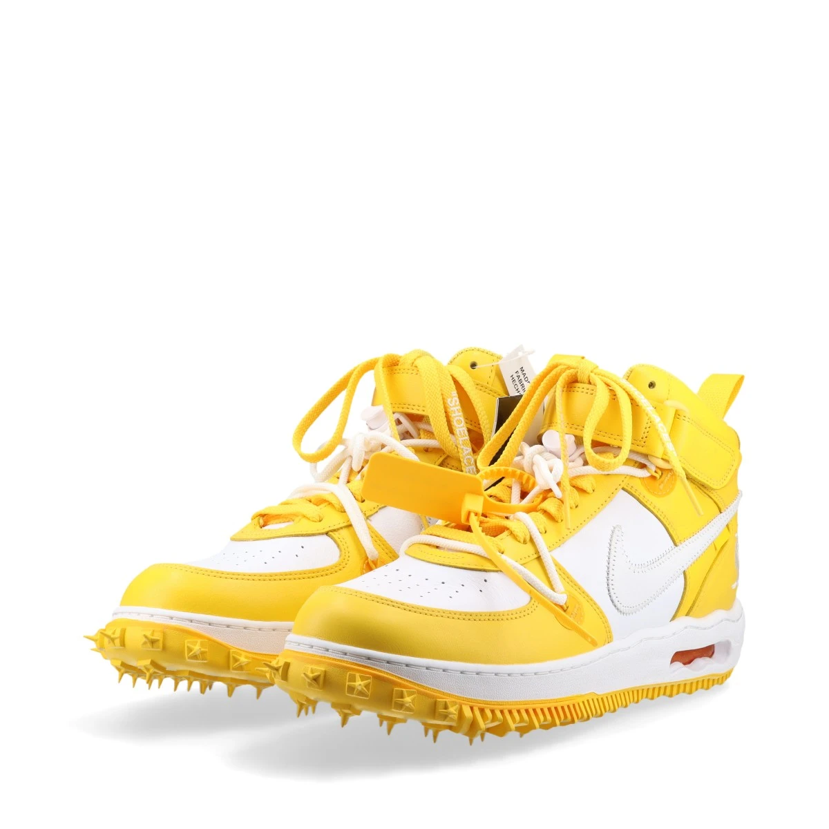 ナイキ×オフホワイト AIR FORCE 1 MID SP レザー ハイカット