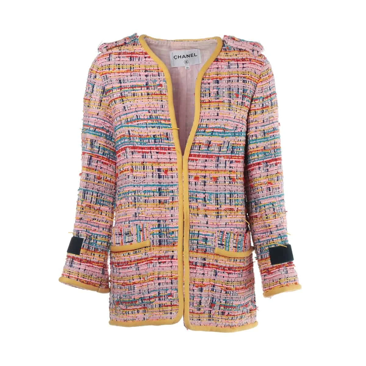 シャネル ココマーク P56 コットン×アクリル ジャケット 34 マルチ 