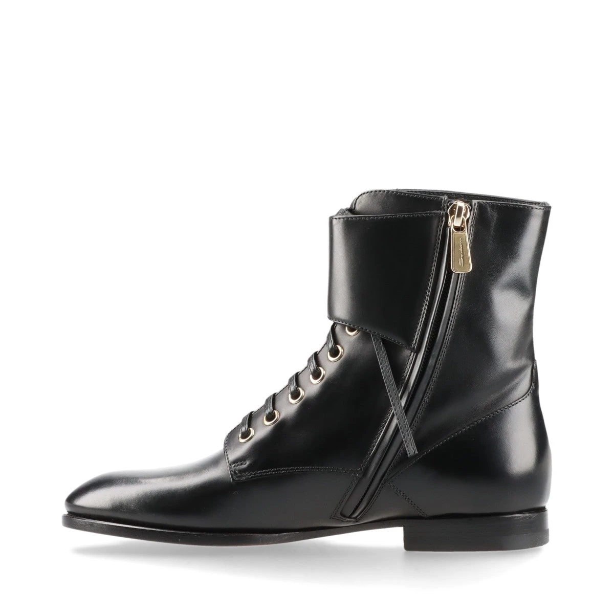 c0130 【未使用に近い】 サントーニ レースアップブーツ 6 ネイビー系 c0130 【未使用に近い】 サントーニ レースアップブーツ 6