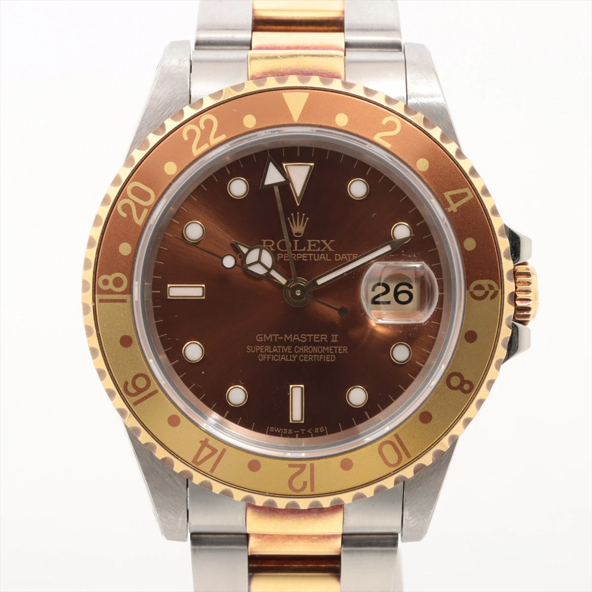 あきた　サボ 中古)ROLEX ロレックス GMTマスター II 16713 オールトリチウム
