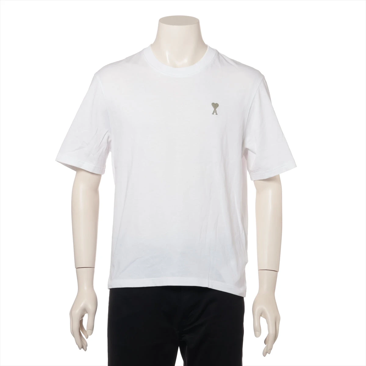 アミ アレクサンドルマテュッシ コットン Tシャツ XS メンズ ホワイト
