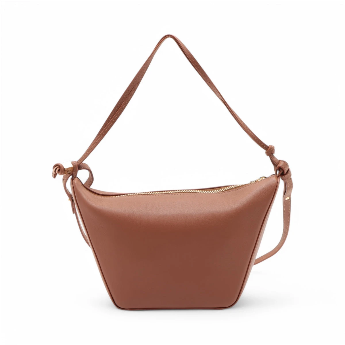 極美品　ロエベ　ハンモック　ホーボー　ミニ　レザー　ショルダーバッグ　ブラウン ロエベ LOEWE LOEWE ショルダーバッグ HAMMOCK HOBO MINI