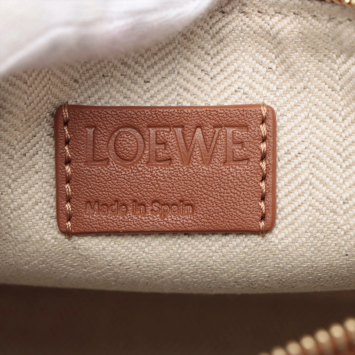極美品　ロエベ　ハンモック　ホーボー　ミニ　レザー　ショルダーバッグ　ブラウン LOEWE ロエベ ショルダーバッグ HAMMOCK HOBO MINI ハンモック