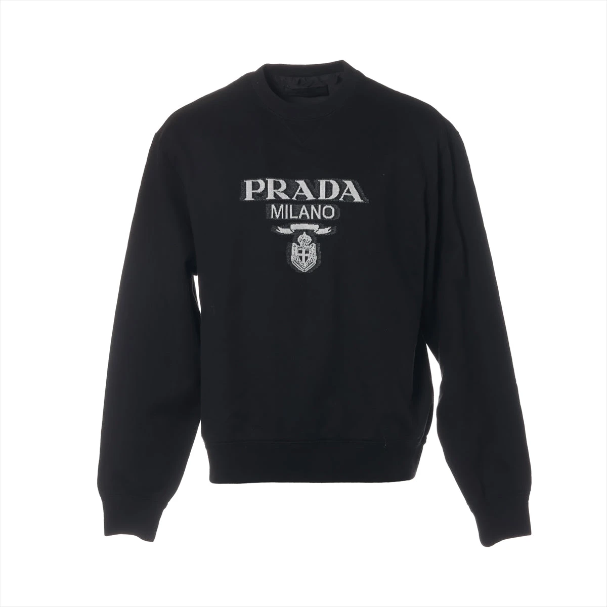 【未使用】PRADAトレーナー 最安値!☆100%本物保証☆PRADA 三角ロゴ スウェットシャツ 2色