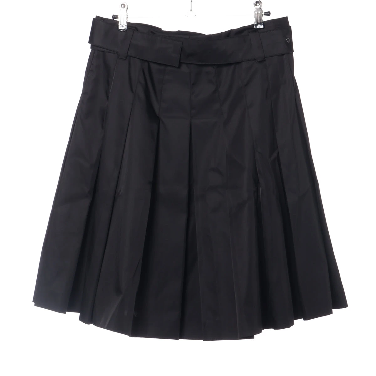 プラダ　ナイロン素材のスカート プラダ Re-Nylon プリーツスカート ナイロン ブラック (PRADA