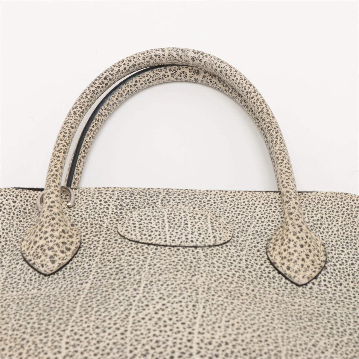 エルメス ボリード31 ダルメシアン ブラック×ホワイト シルバー金具