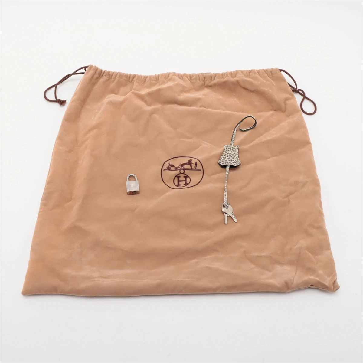 エルメス ボリード31 ダルメシアン ブラック×ホワイト シルバー金具