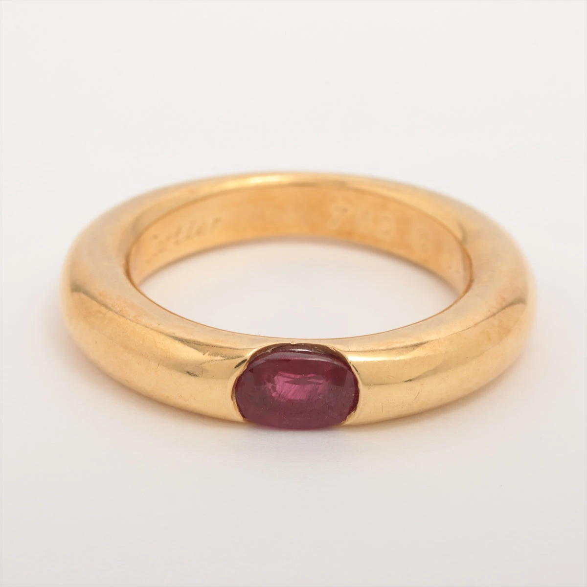 カルティエ エリプス ルビー リング 750(YG) 9.3g 51 A3481665｜中古