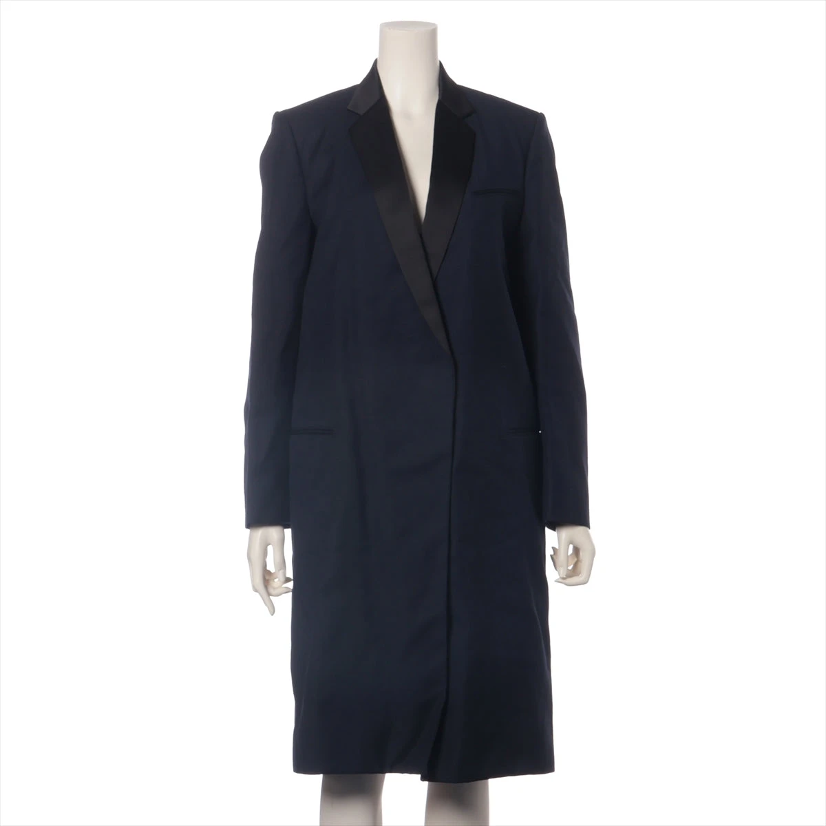 CELINE セリーヌ トレンチコート フィービーファイロ ネイビー 36