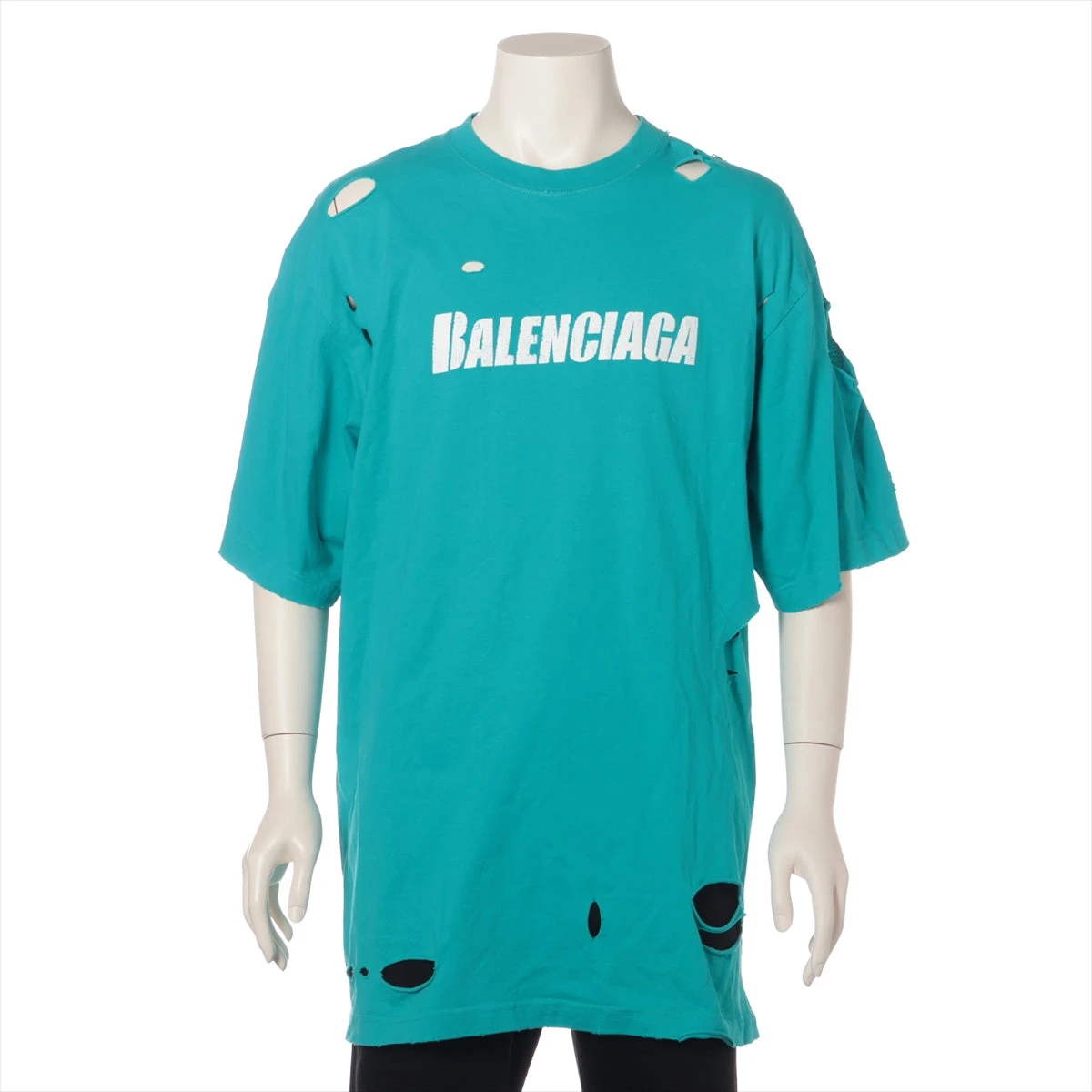 バレンシアガデストロイtシャツ