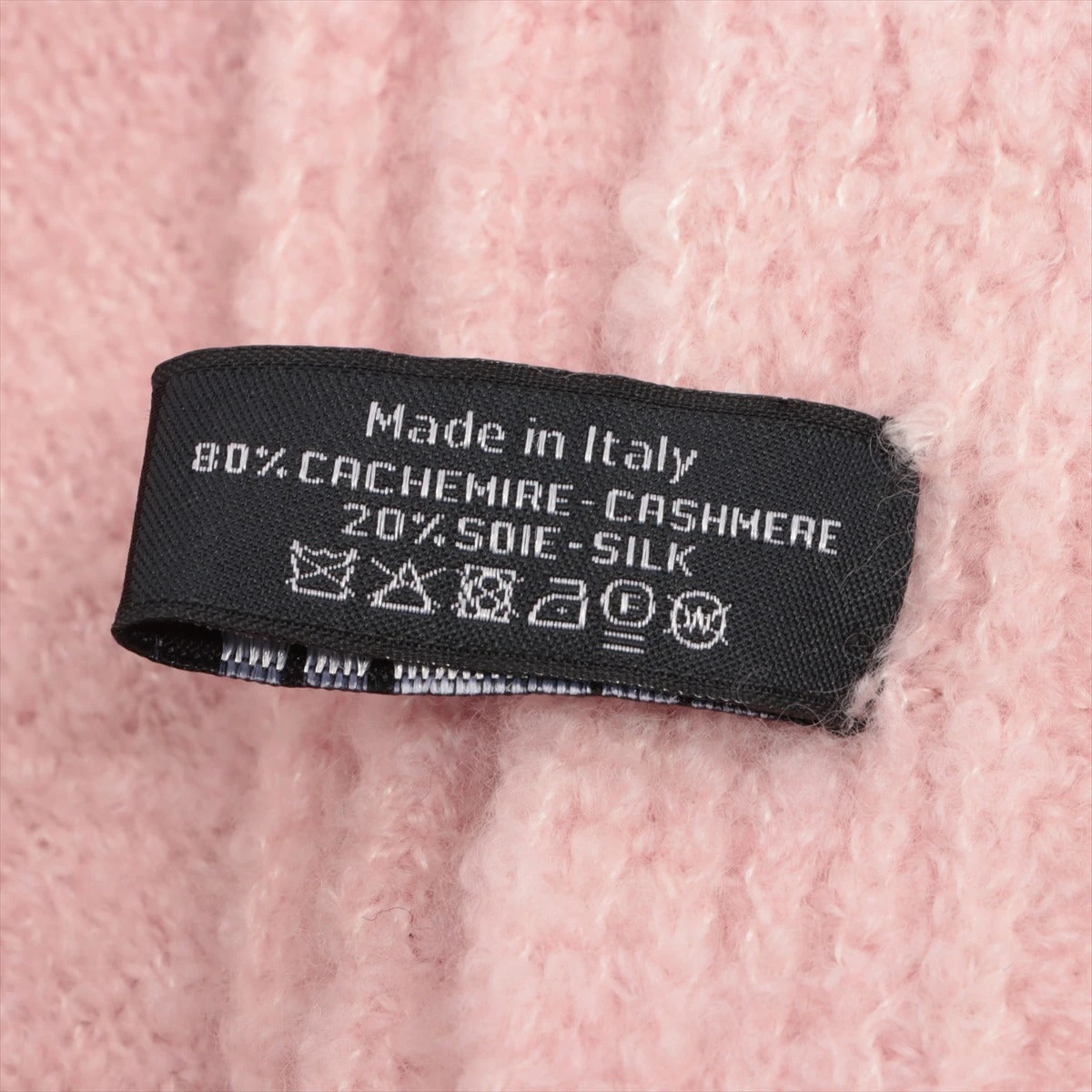 シャネル ココマーク 22B マフラー カシミヤ×シルク ピンク