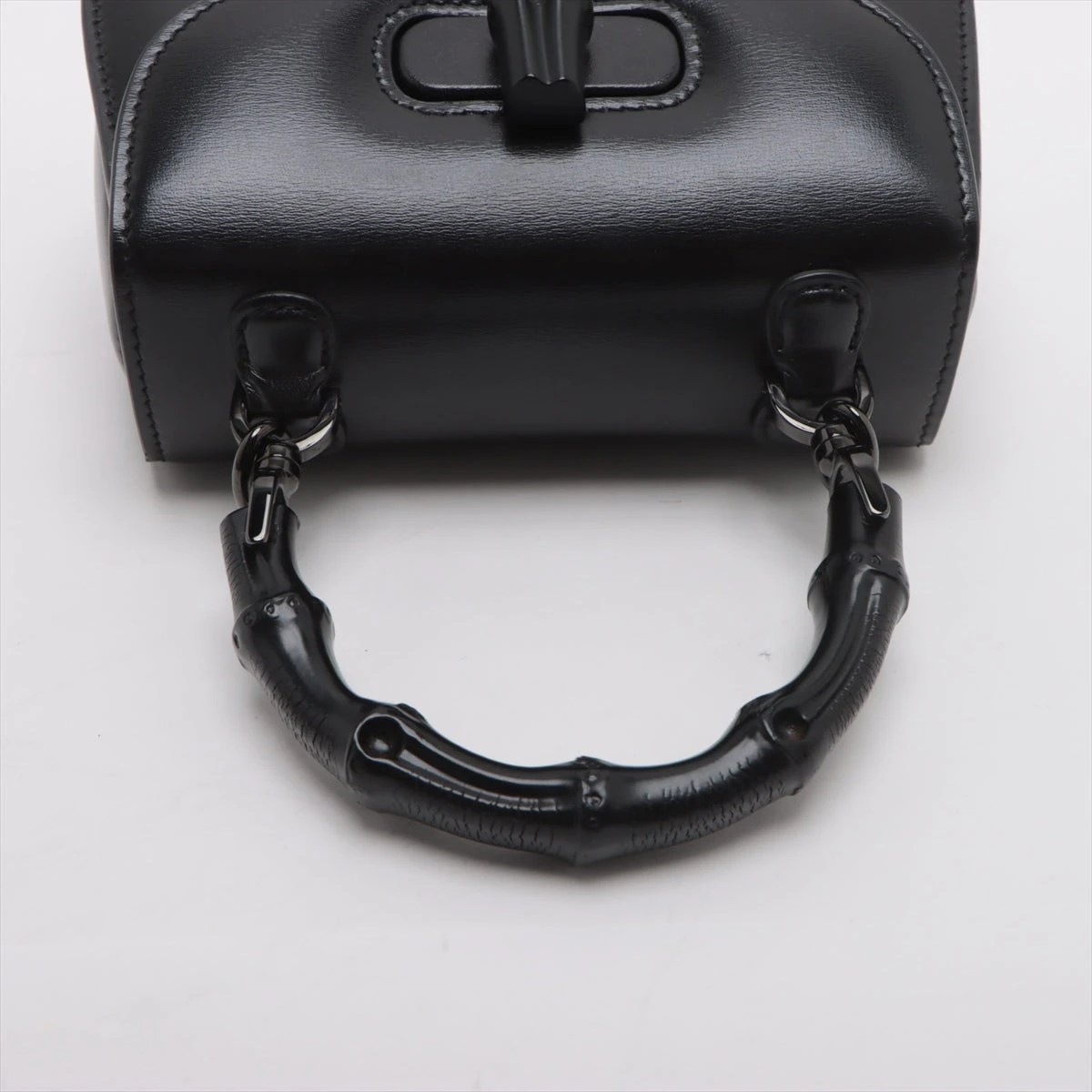 グッチ ショルダーバッグ ハンド 2WAY レザー バンブー ブラック ラージ 楽天市場】美品 グッチ バンブー レザー 2WAY ショルダー ハンド