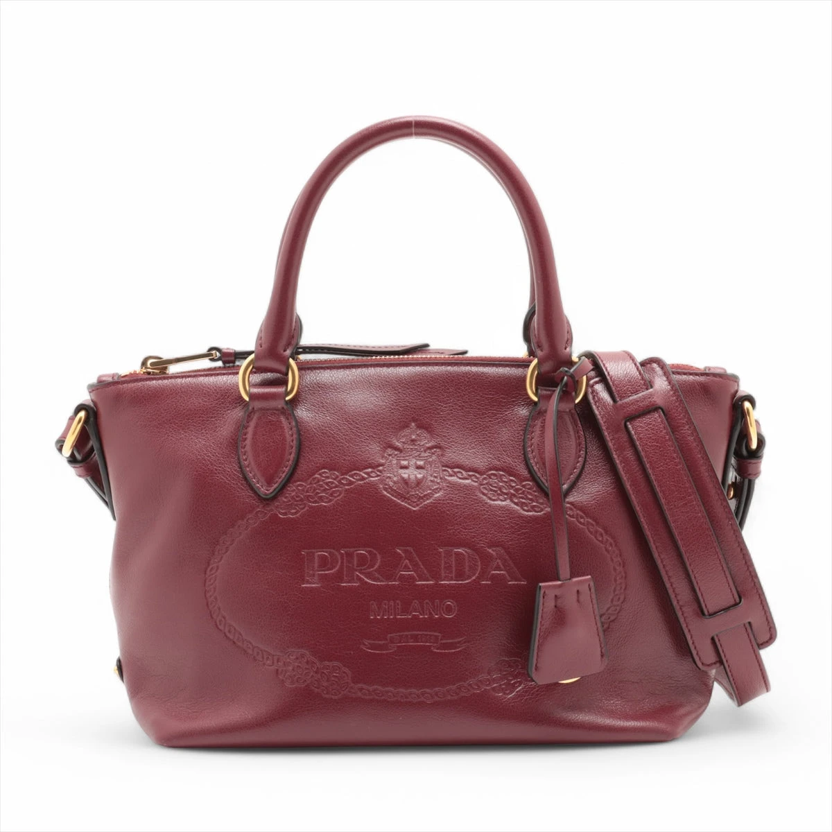 美品✨ チェレリーニ レッドステッチ 2way ハンドバッグ ベルト