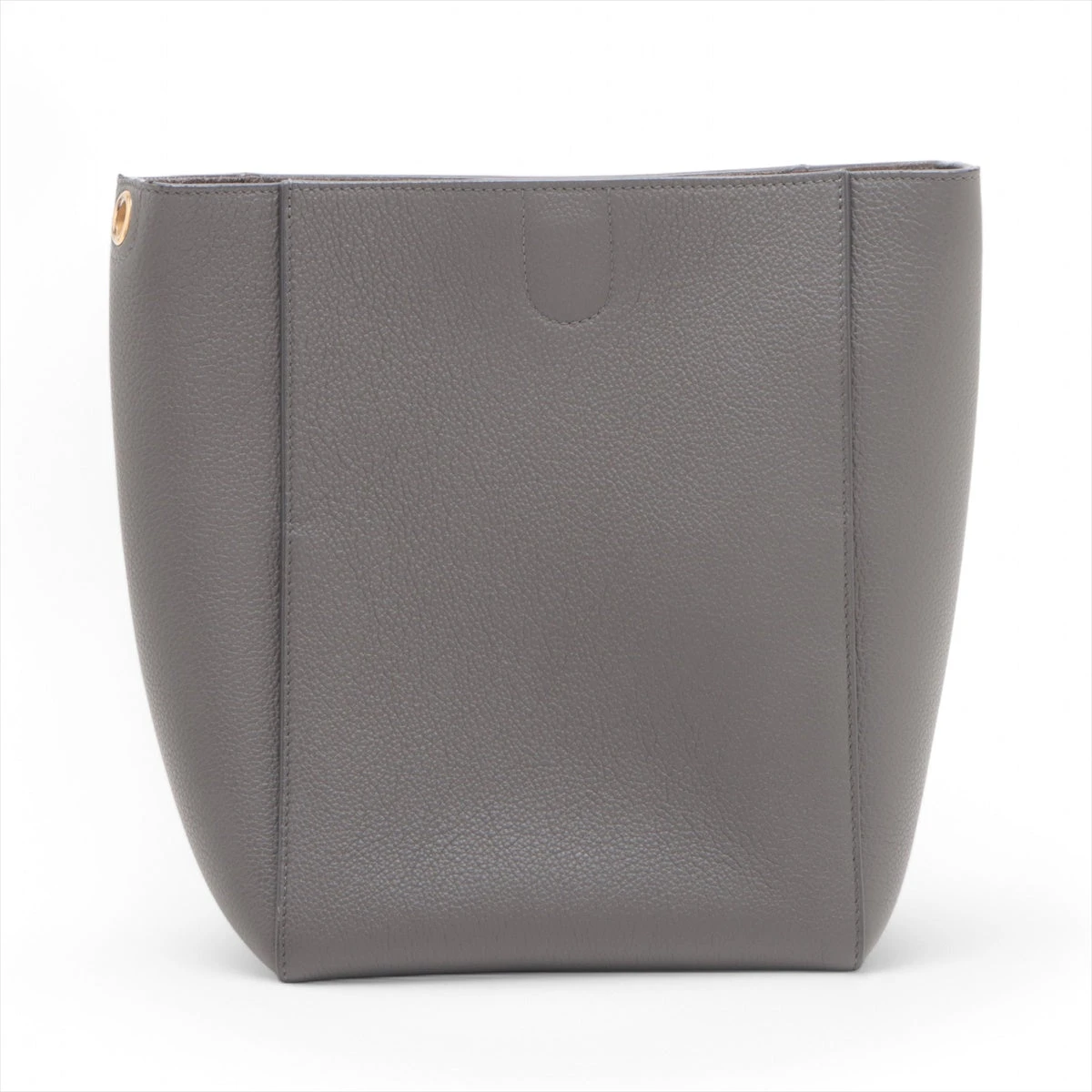 セリーヌ サングルバケット スモール レザー ショルダーバッグ グレー