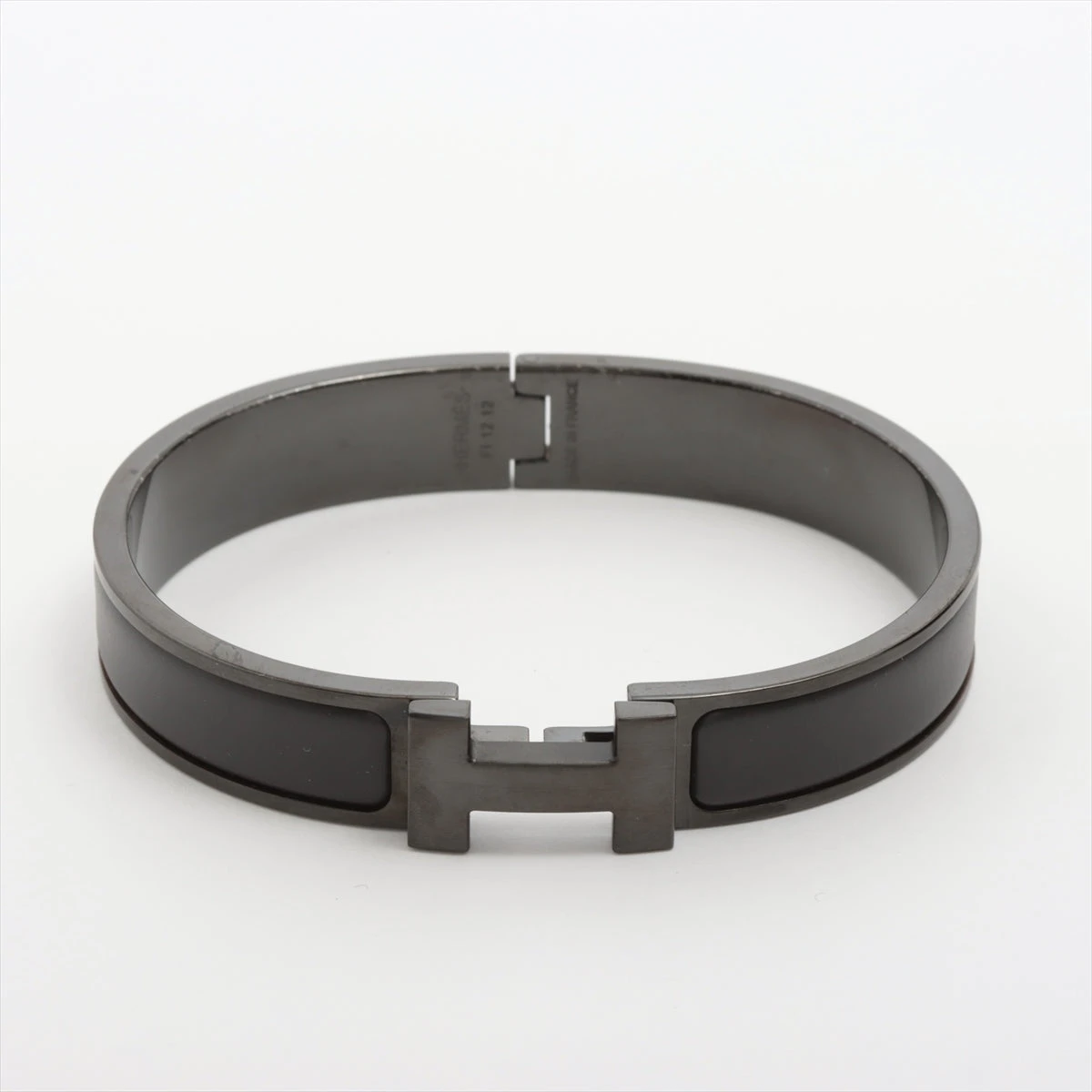 エルメス クリックH ブレスレット メタル ノワール マット ソー 