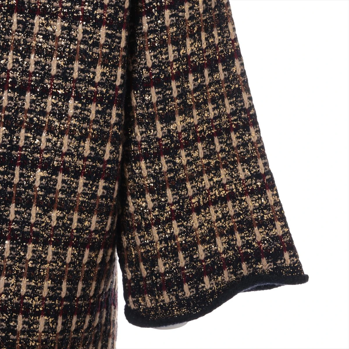 シャネル ココボタン 11年 ウール×カシミヤ コート 42