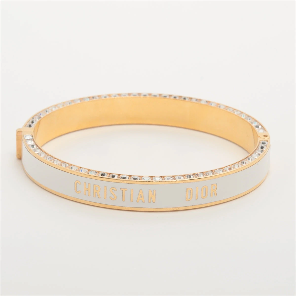 DIOR バングル ディオール DIOR NIGHT CODE ブレスレット S GP×ラインストーン
