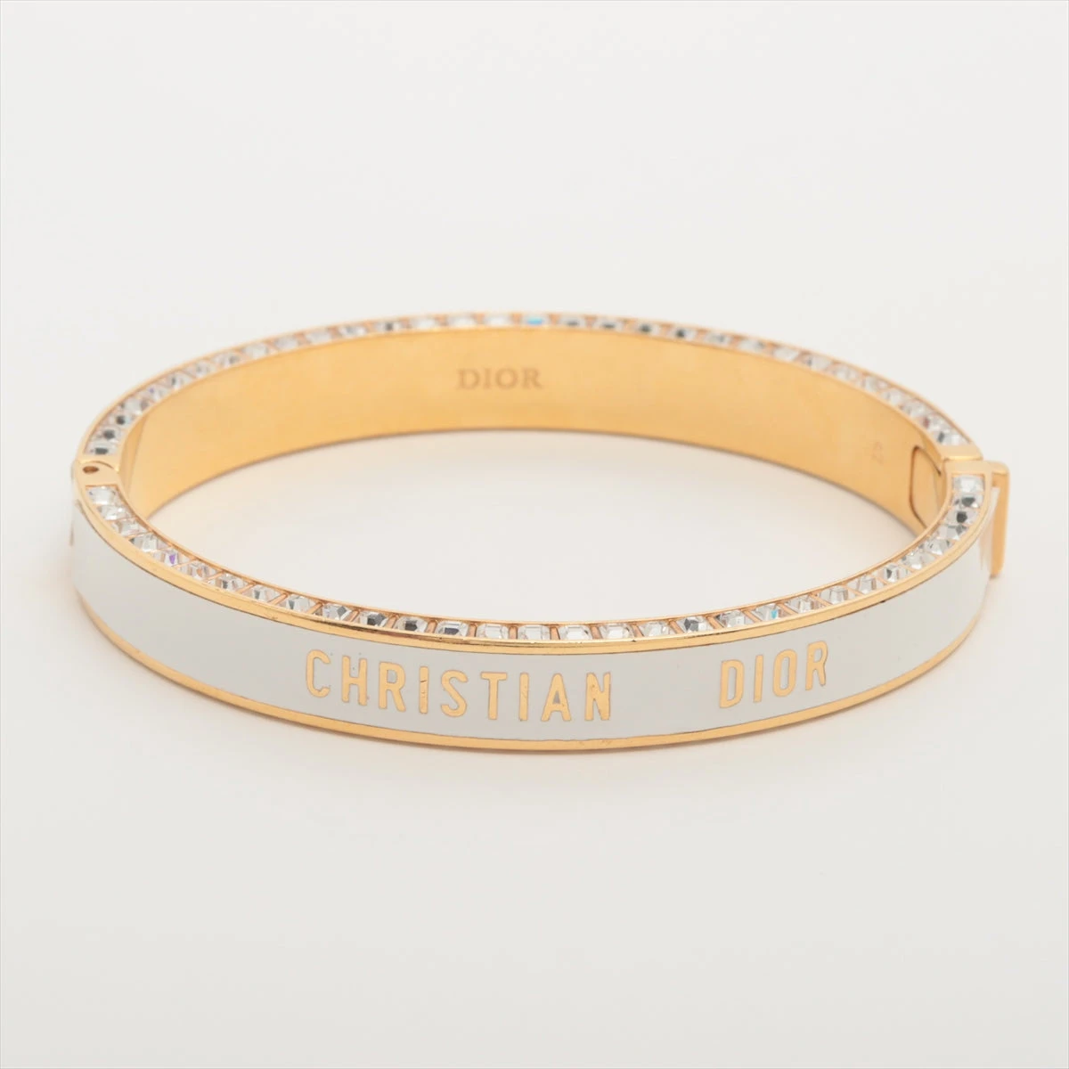 ディオール DIOR NIGHT CODE ブレスレット S GP×ラインストーン