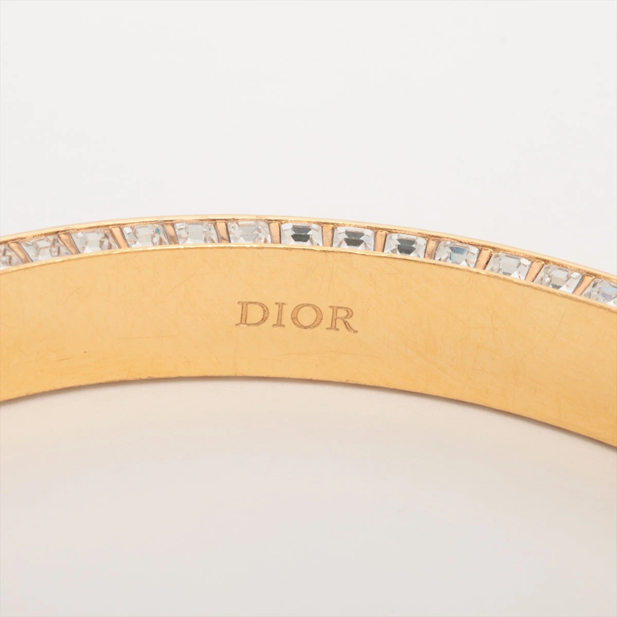 ディオール DIOR NIGHT CODE ブレスレット S GP×ラインストーン