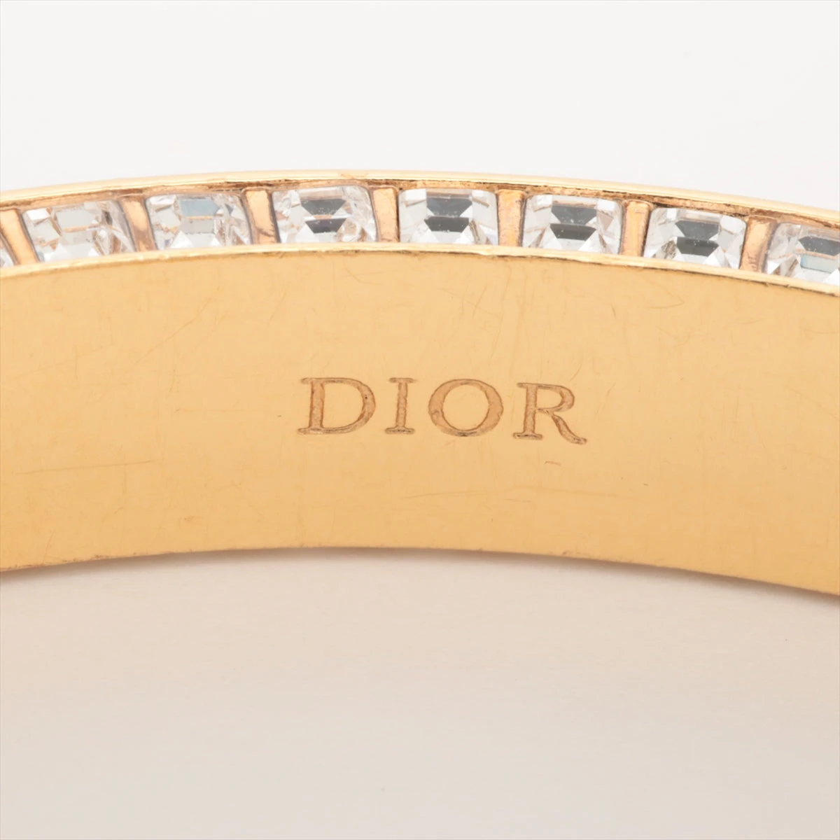 ディオール DIOR NIGHT CODE ブレスレット S GP×ラインストーン