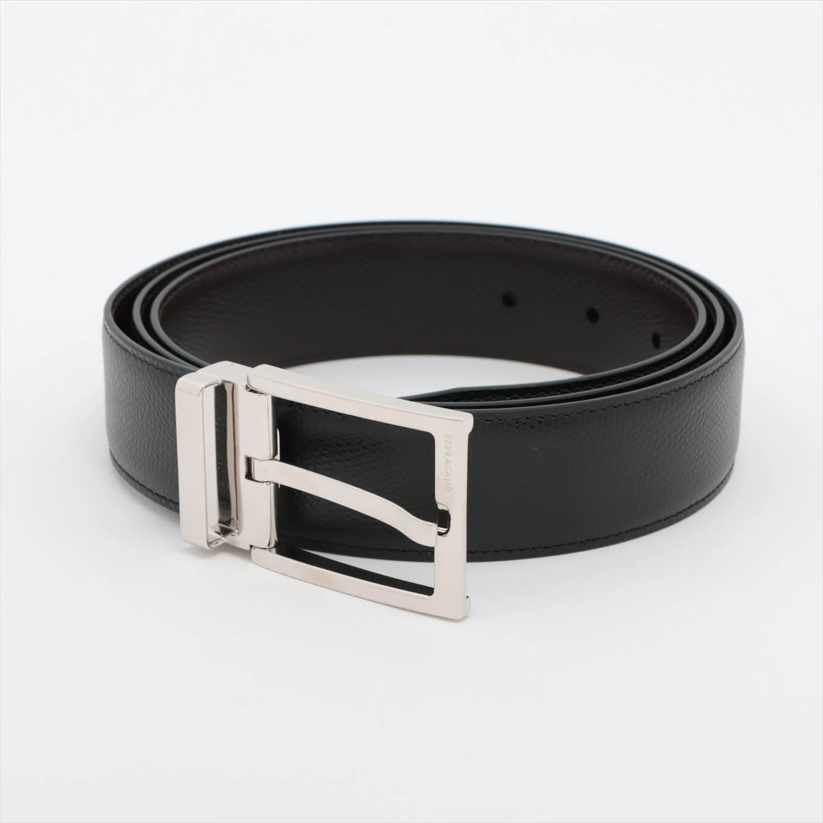 新品未使用！　Ferragamo フェラガモ  ウエストマーク　ベルト　レザー 楽天市場】フェラガモ バックル ブラック（メンズベルト｜ベルト