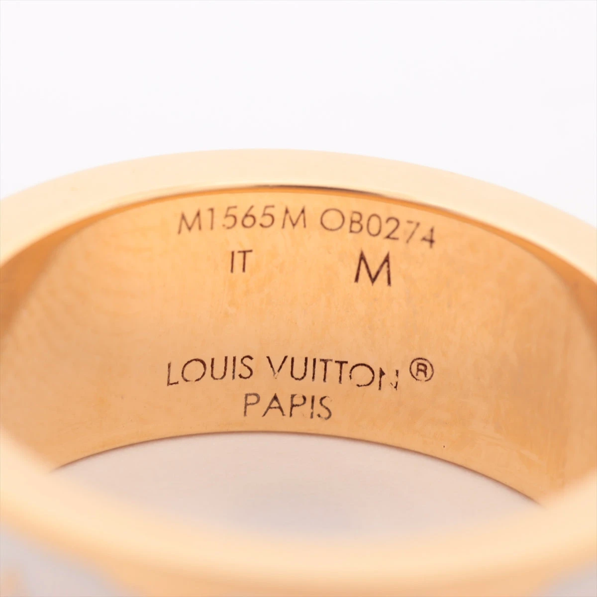 ヴィトン M1565M リング ナノグラム エナメル OB0274 リング M