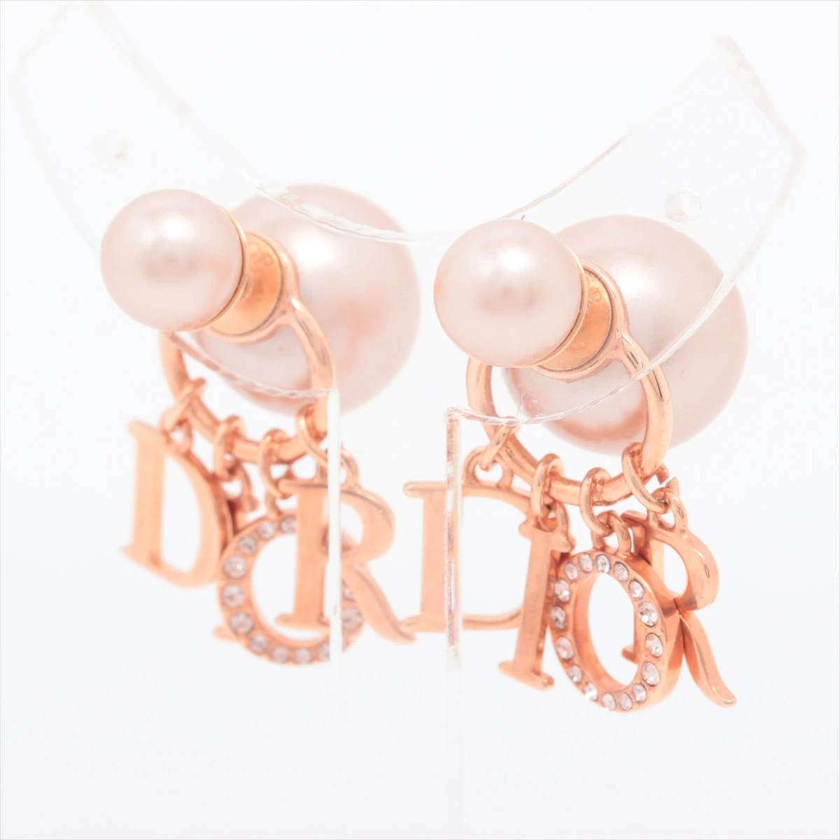 【Christian Dior】トライバルピアス♦︎ダブルパール♦︎ピンク ディオール Dior Tribales ディオール トライバル ピアス(両耳用