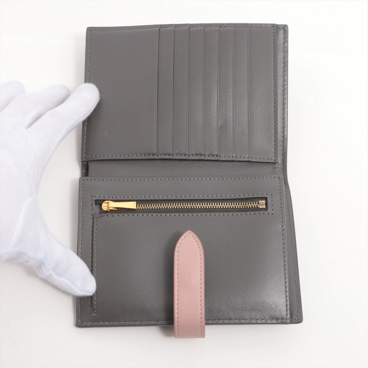 美品・付属品完備 セリーヌ スモールストラップウォレット レザー