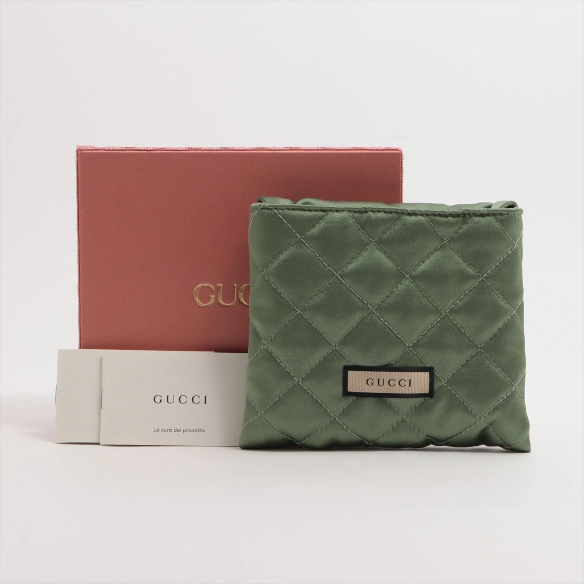 グッチ GGマーモント 456126 レザー×パイソン コンパクトウォレット  