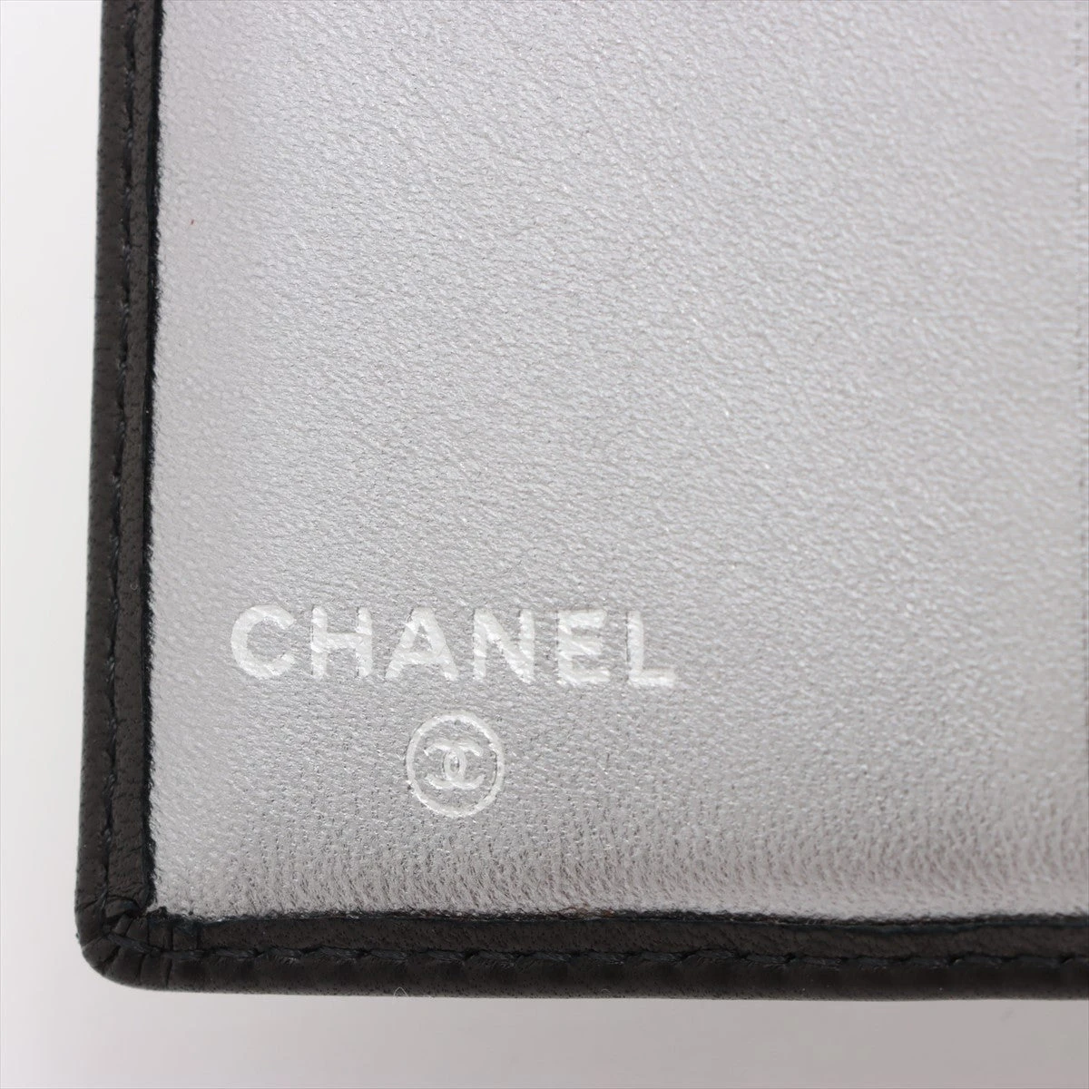 美品⭐️CHANEL シャネル ラムスキン 二つ折り 財布 ココマーク CHANEL】シャネル ココマーク ラムスキン 2つ折り財布