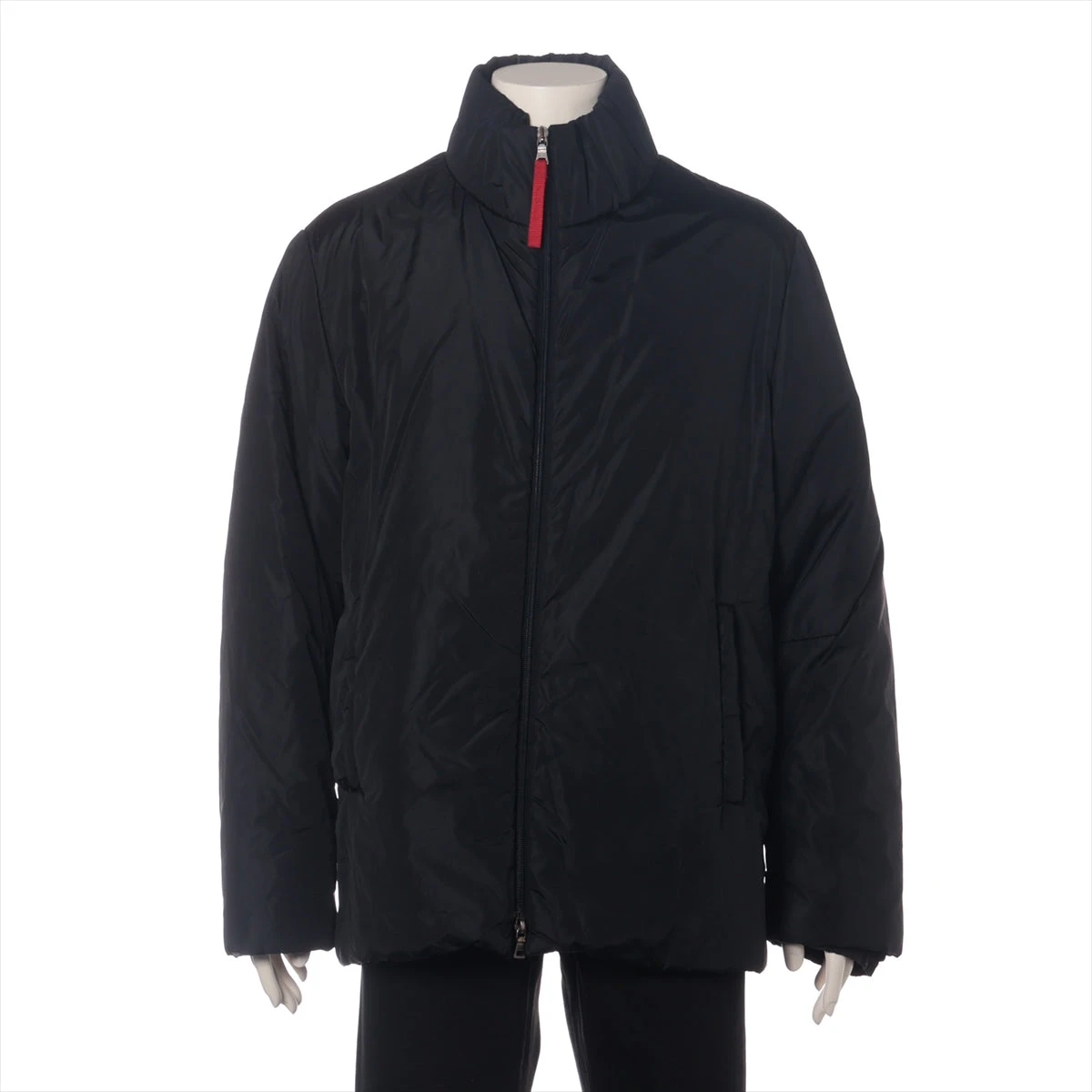 ジャケット・アウター 00s prada sport sgv293 (50) プラダスポーツ ナイロン 中綿ジャケット 50 メンズ ブラック