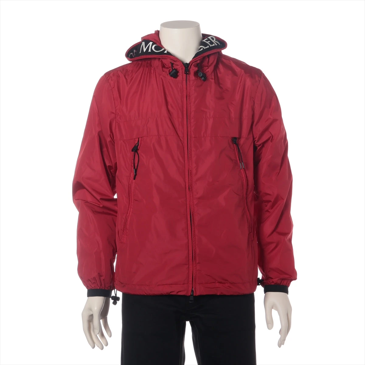 MONCLER MASSEREAU ナイロンジャケット ロゴ刺繍 M 黒