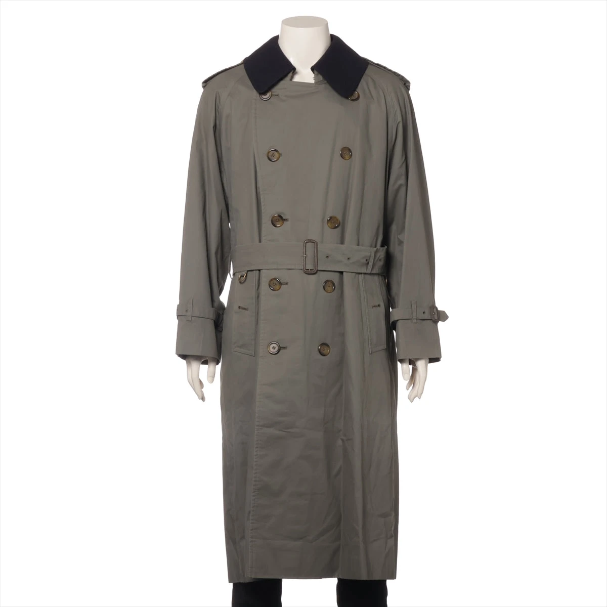 バーバリーズ コットン トレンチコート 36 メンズ カーキ ライナー付
