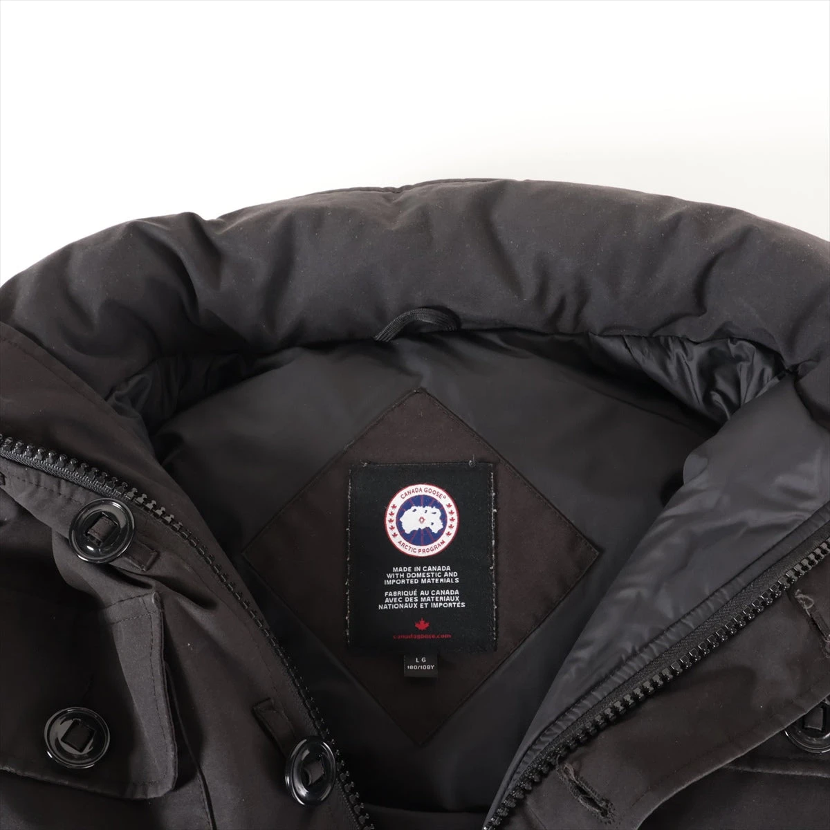 カナダグース RUSSELL コットン×ポリエステル ダウンジャケット L