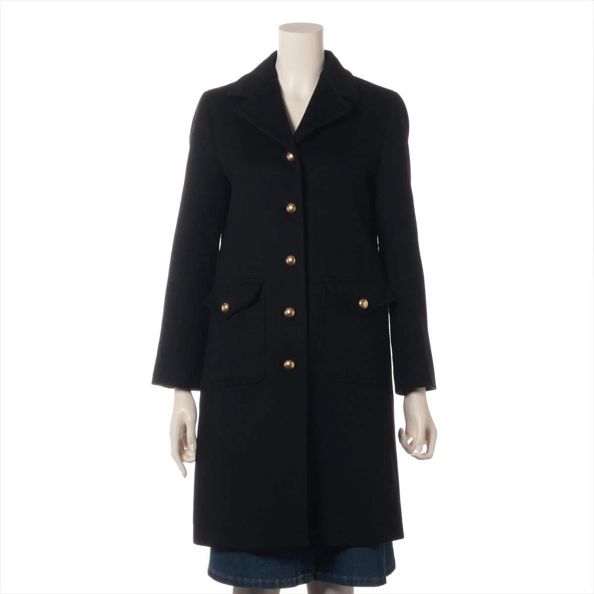 GUCCI トレンチコート オーバーサイズ50 黒 GUCCI トレンチコート オーバーサイズ50 黒 ジャケット・アウター